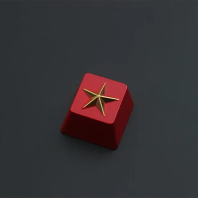  1pc Zinc Aluminium Alloy Key Cap Mechanical Keyboard keycap for DNF Dota 2 OW Captain America R4 He
