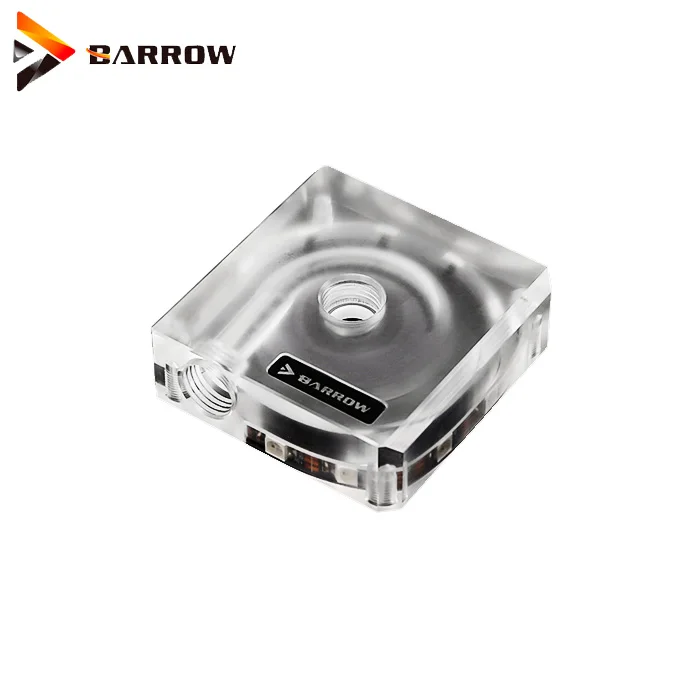 Barrow watercooling modified Acrylic DDC water pump cover LRC 2.0
