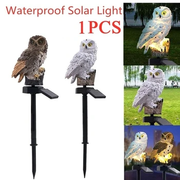 

Waterproof Solar Power LED Light Garden Path Yard Lawn Owl Animal Ornament
