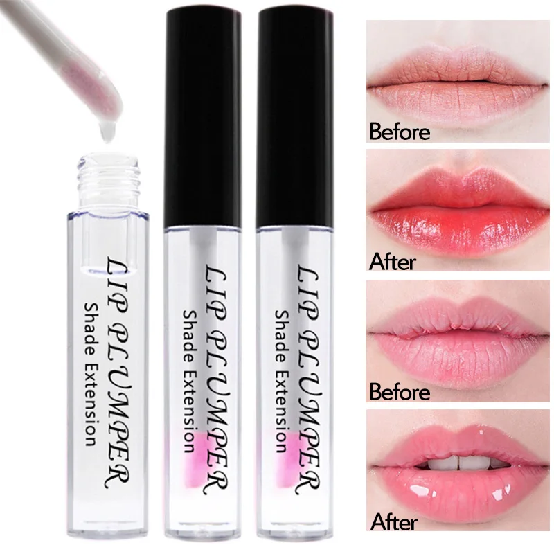 

Long-Lasting Liquid Lip Plumper Waterproof Volume Plump Lip Gloss Moisturizing Lip Balm Mineral Oil Lips Enhancer Serum