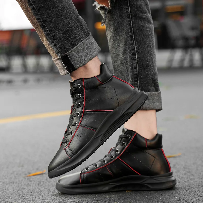 

2019 Autumn And Winter New Style Martin Boots Men's Lace-up round-Toe Combat Boots Men's Boot Retro Genuine Leather Desert Boots