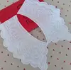 1 pair HOT white cotton Embroidery Lace Fabric DIY applique collar trim ribbon neckline craft Sewing guipure wedding dress decor ► Photo 3/5