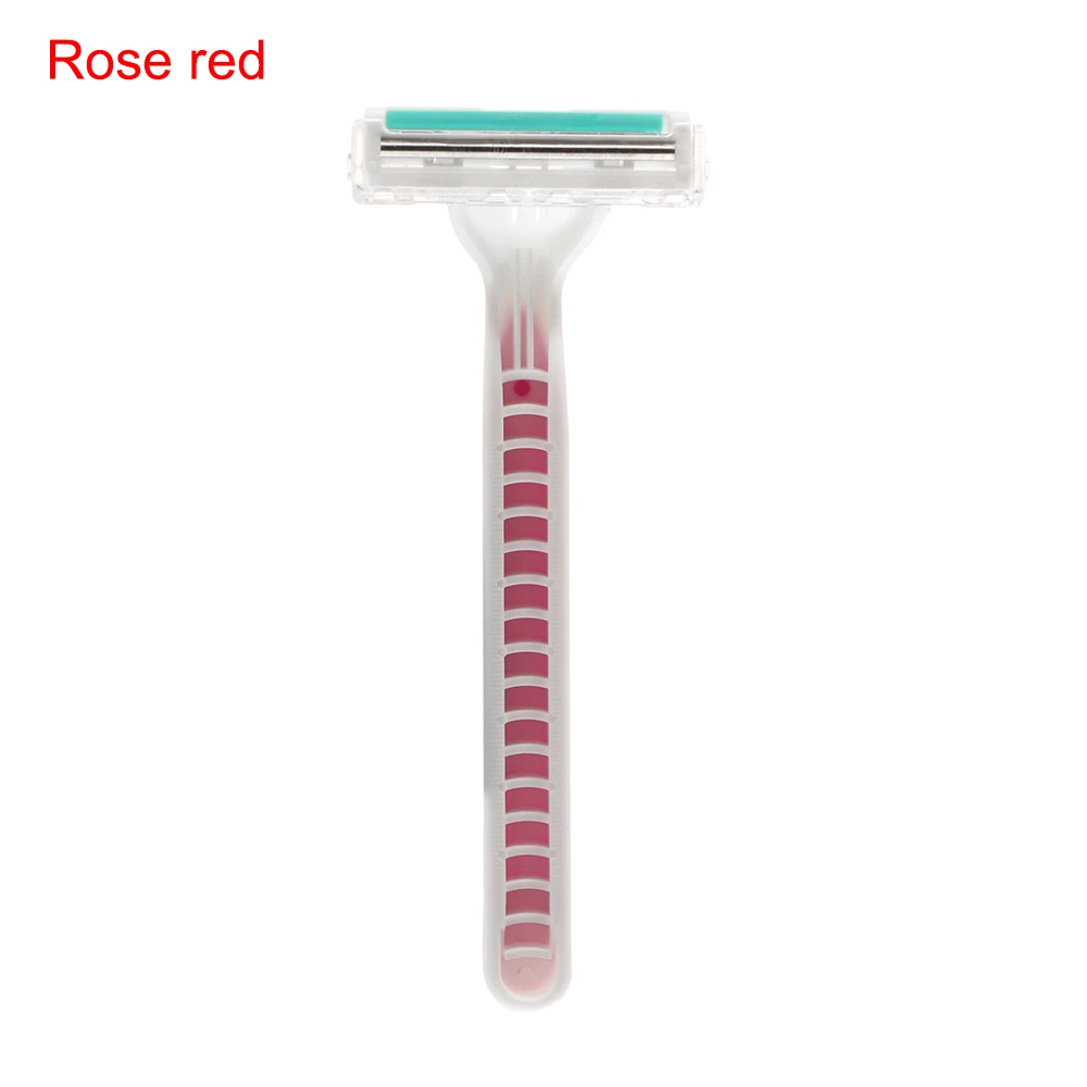 Rose Red 2 цвета, Профессиональная ручная бритва с прямым краем из нержавеющей стали, острое парикмахерское бритвенное устройство, резак для бороды с лезвием, складное Бритье - Цвет: Rose Red