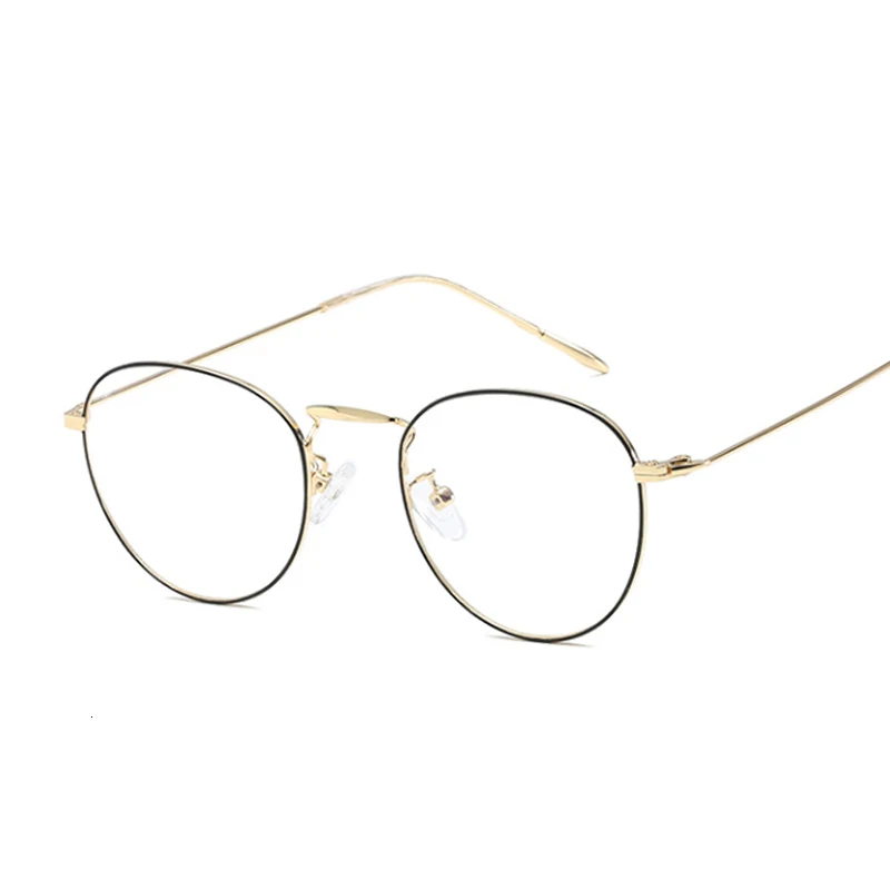 Round Computer Glasses For Men Women Anti Blue Light Blocking Eye Glasses Radiation Protection Gaming Eyeglasses Anti Blue
