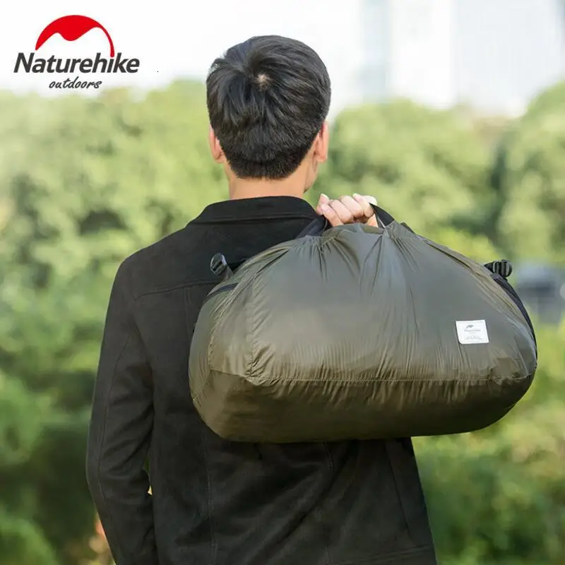 Naturehike 32L Сверхлегкий складной 20D Силиконовый водонепроницаемый мешок дорожные сумки Кемпинг унисекс сумка на плечо открытый туристический рюкзак
