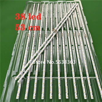 

38 LED background light strip bar for Samsung 49 "TV AOT_49_NU7300_NU7100_2X38_3030C_d6t-2d1_19S2P rev. V4 UE49NU7140 UE49NU7100