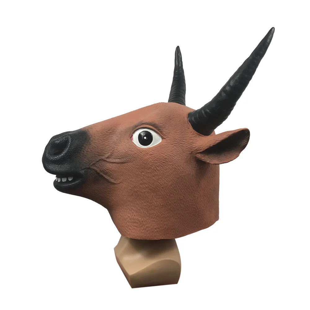

unicorn Animal Latex Mask Halloween Costume Funny Party Props Carnival Holiday Masks