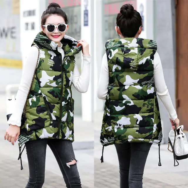 2021 Autumn And Winter Women Vest Thick New Student Cotton Coats Plus Size 5XL Lady Clothing Warm 4