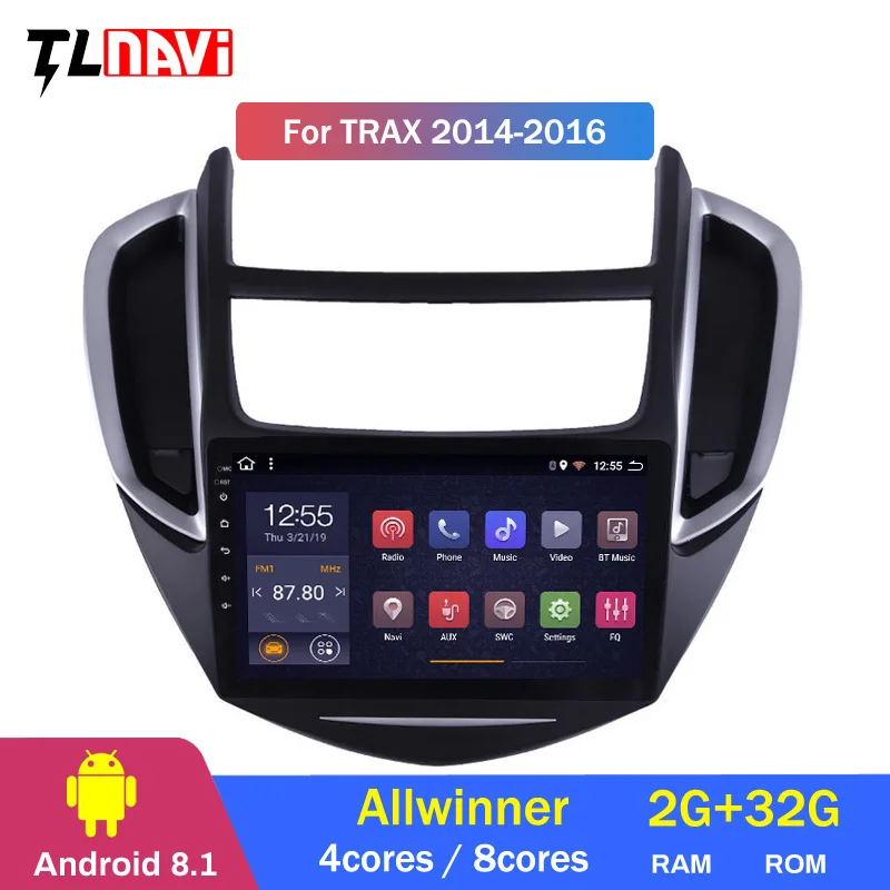 Flash Deal 2G RAM 32G ROM 9 inch Android 8.1 car multimedia system For Chevrolet Trax 2014-2016 gps radio navigation 0