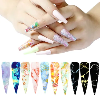 

Nail Sticker Smudge Starry Paper 10-Color Angel Starry Marble Smudge Sticker Nail Art Starry Transfer Paper
