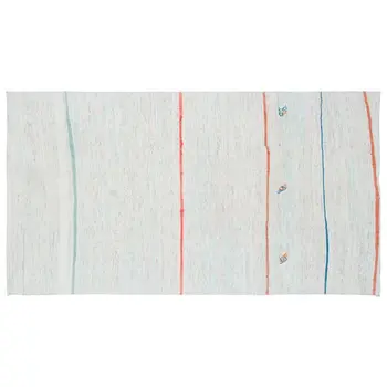 

Handmade Multicolor Vintage English Striped Rug Area Rug 138x252 Cm-4'6''X8'3''