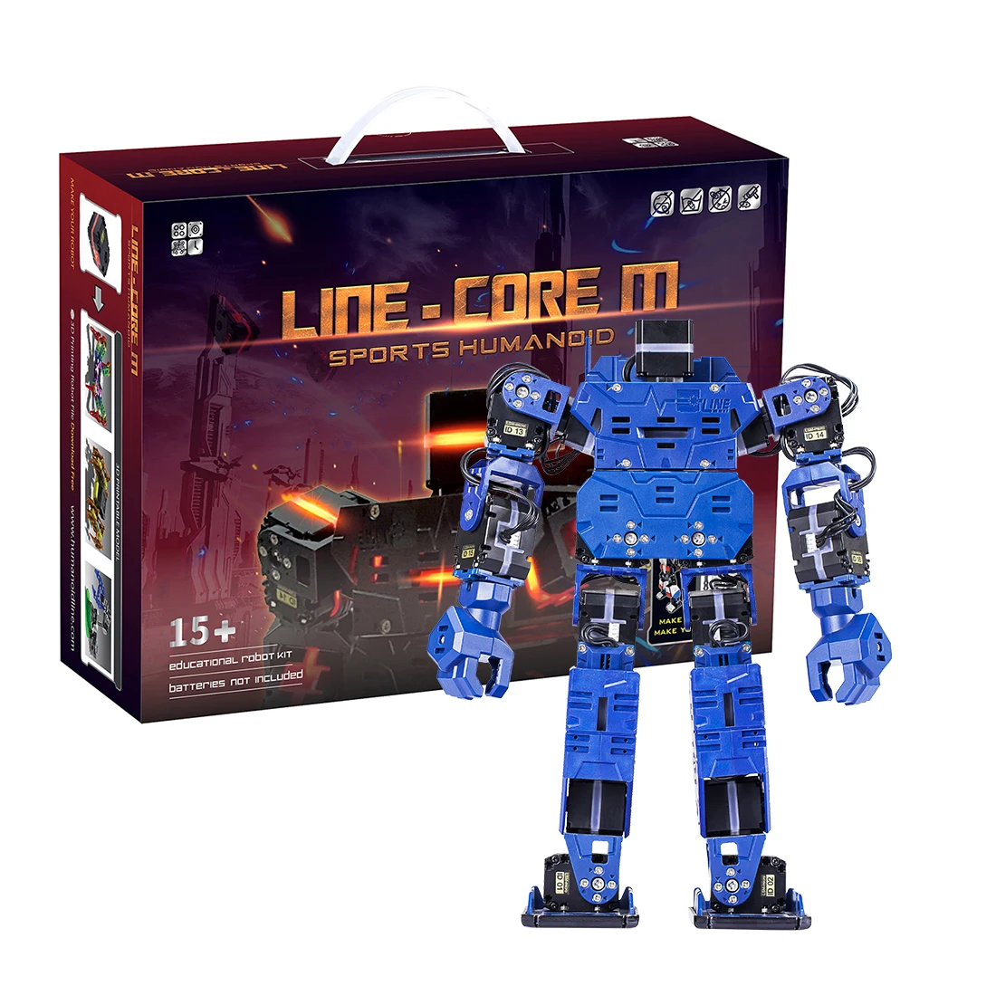 27cm My Robot Time LINE-Core M Graphical Programmable Humanoid Robot ...