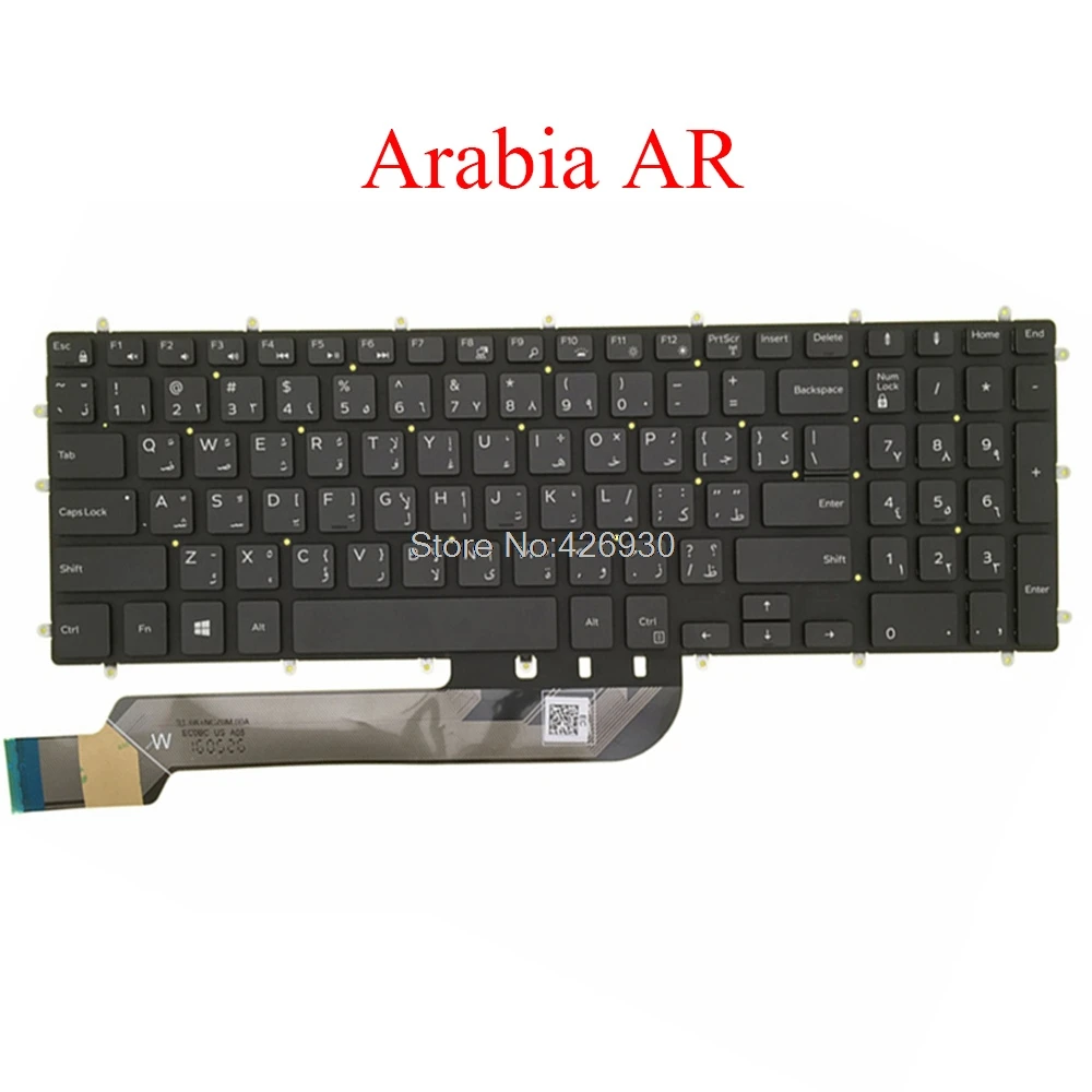 Клавиатура CZ AR IT NE SW BE SL для DELL Inspiron 5565 5567 7566 7567 7577 5765 5767 7773 7778 7779 5570 5575 5770 5775