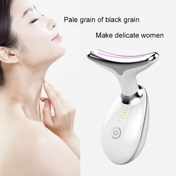 

Multifunction Neck Massage Instrument Vibration Hot Compress Cervical Massage Beauty Equipment Neck Wrinkle Removal Dropshipping
