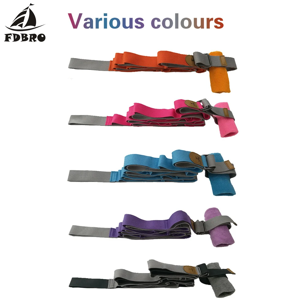 FDBRO Новый Эластичный ремень для йоги эластичный растягивающийся ног балета