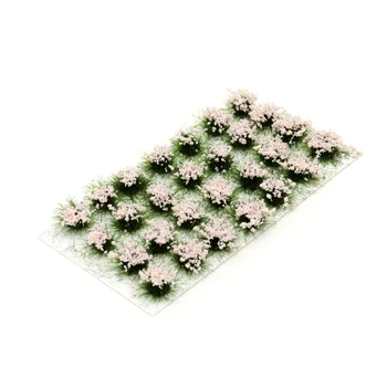 

Diorama Flower Cluster Model Toys Simulation Grass Train Flower For Sand Table Layout Making Scene DIY Landscape