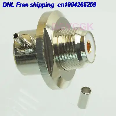 DHL, 50 шт в наборе, SO239 разъем UHF прямоугольный обжимной RG174 RG316 LMR100 F разъем радио 22-ct