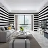 Vinyl Stripe Black And White Peel And Stick Wallpaper Self-Adhesive Wallpaper  Waterproof Papers For Living Room Home Decortive ► Photo 2/6