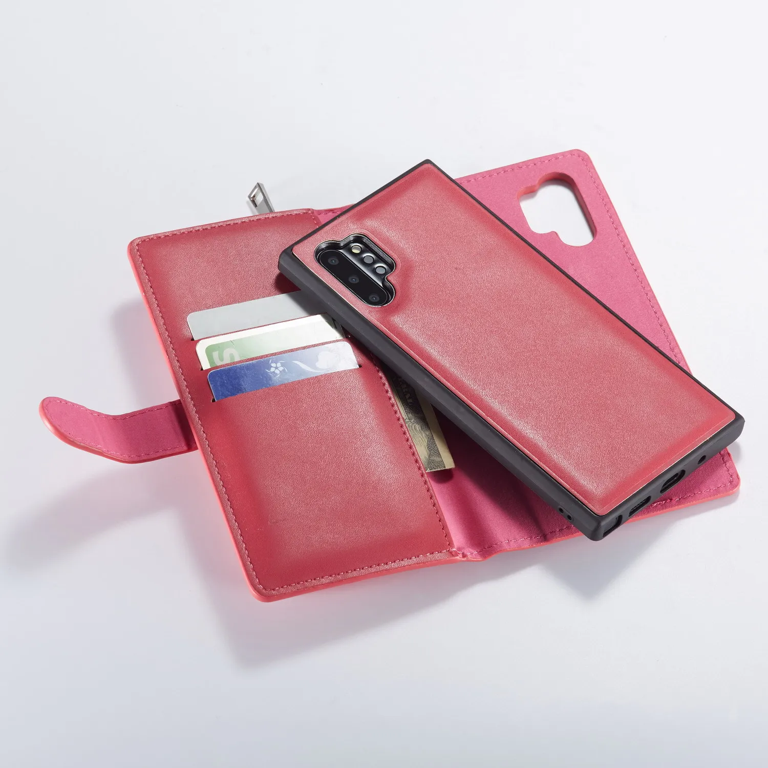 Роскошный кожаный чехол для samsung Note 8, 9, 10, Galaxy S10 Plus, чехол-бумажник, чехол-книжка на магните, чехол для телефона с карманом на молнии