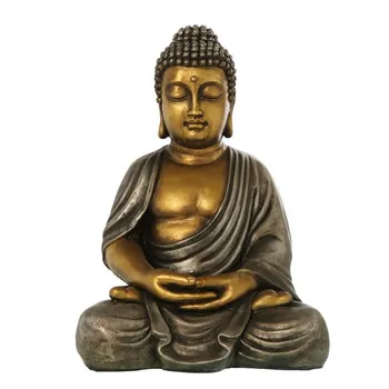 

Decors-49201 Figure Resin Buddha Plated/gold _ 34x26x48cm
