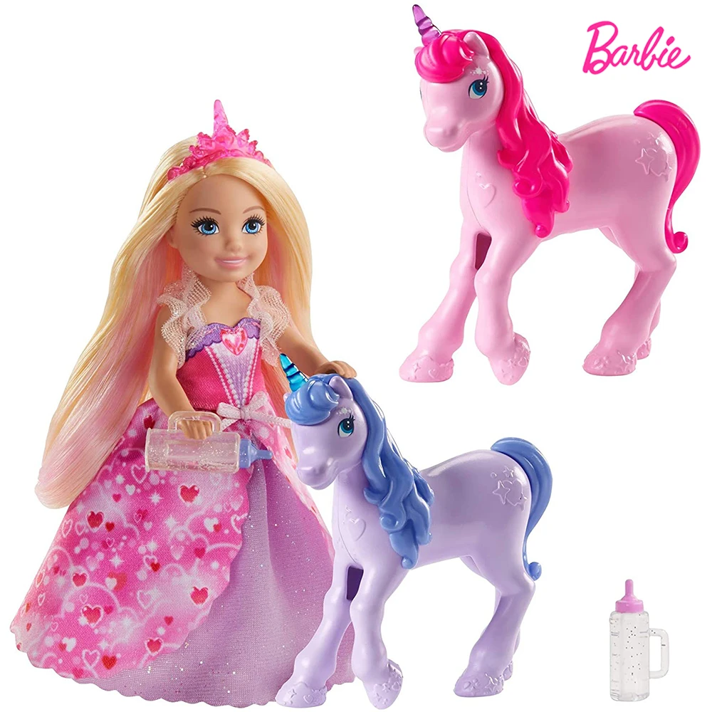 Barbie Dreamtopia Mermaid Nursery Playset and Dolls Pink Hair Christmas Gift NEW