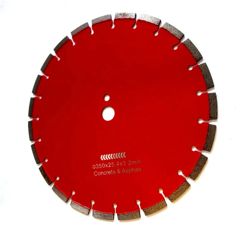 

DB70 Concrete Road Saw Cutting Blades 14 Inch D350mm Non Silent Blades Key Slot Laser Welded Diamond Cutting Disc 1PC