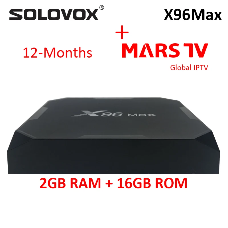 SOLOVOX X96 Max X2 Android 8,1 ТВ приставка Amlogic S905X2 LPDDR4 Четырехъядерный 4 Гб 64 Гб 2,4G& 5 ГГц Wifi BT 1000M 4K X96Max Смарт ТВ приставка - Цвет: 2G16G MARSTV