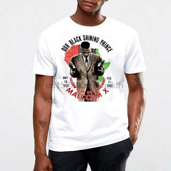 Футболка Huey P Newton Malcolm X Black Panther Stay Woke | Мужская одежда
