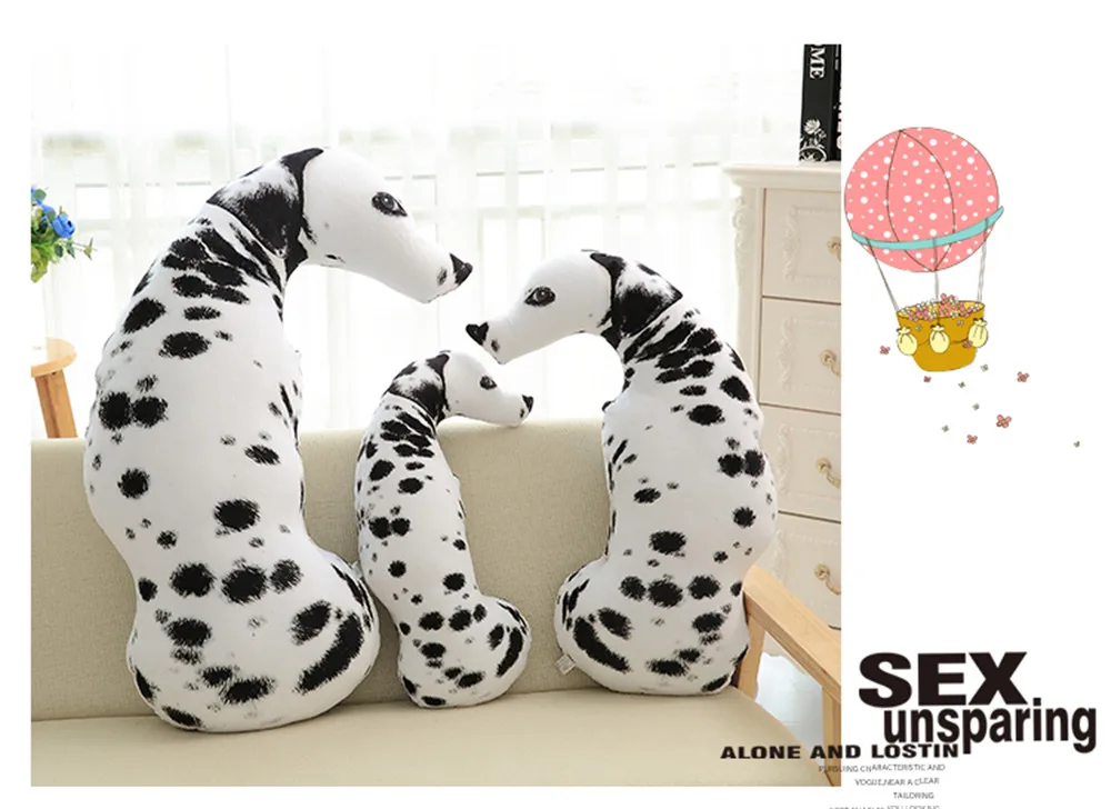 50 см Симпатичные Моделирование собака плюшевые игрушки 3D печать чучело собаки плюшевые подушки мультфильм Дети кукла лучшие подарки