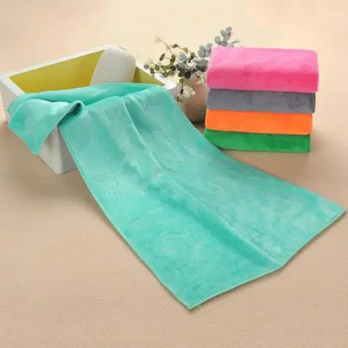 Khaki Green 75*35 микрофибра супер абсорбирующее сухое полотенце для волос s быстросохнущее полотенце для душа полотенце для сушки волос s пляжное полотенце s полотенце для лица полотенце для ванной - Цвет: Khaki Green