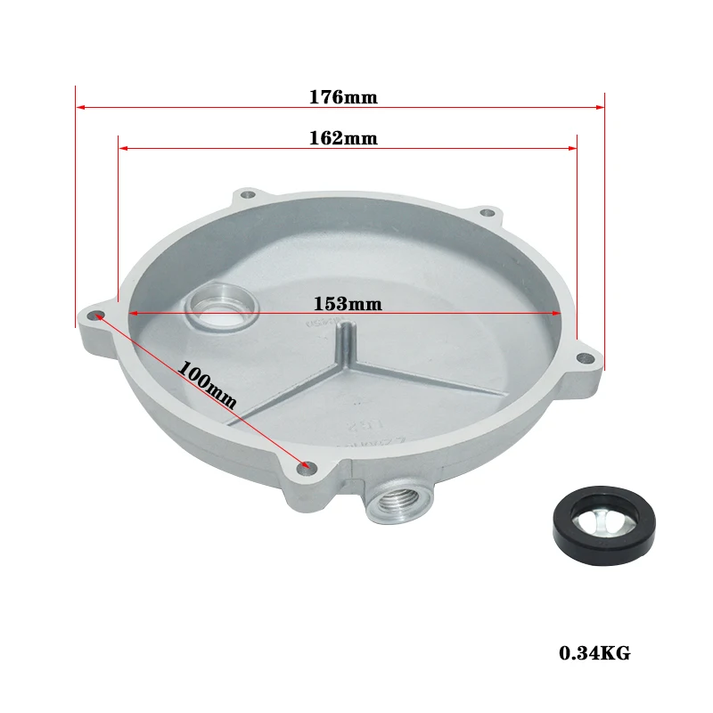 Motorcycle Engine Clutch Side Dome For ZONGSHEN-Motor Racing NC250 ZS177MM 250cc 4 Stroke KAYO K6 T6 Cross-Country