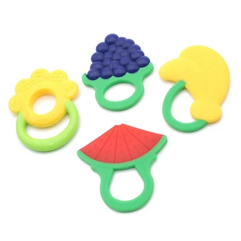 

Baby Teether Safety Silicone Fruit Teether for Baby Infant Kids Chew Teething Baby Dental Care Strengthening Tooth Training Toys
