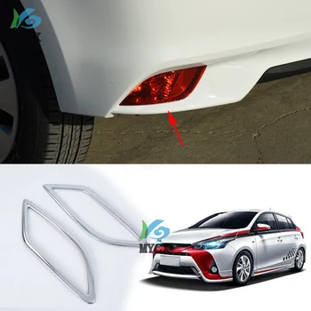 

Car Accessories Exterior Decoration ABS Chrome Rear Fog Lamp Light Cover Trims For Toyota Yaris XP150 2019 Car-styling