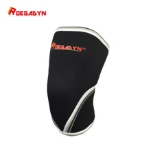 ROEGADYN прочный 7 мм SCR неопреновый рукав для тяжелой атлетики колена поддержка фитнес наколенник для кроссфита WOD наколенник