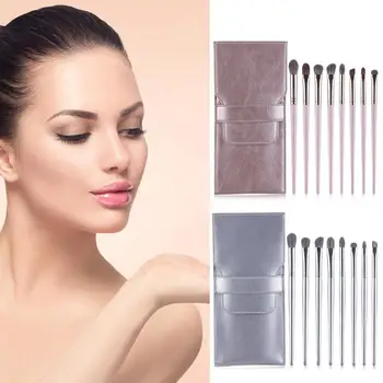 

8 pcs/lot Makeup Brushes Set Eye Shadow Blending Eyeliner Eyelash Eyebrow Brushes for Makeup New Durable Soft and Compact