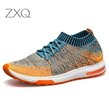 

Hot Sale Breathable Mesh Summer Men Casual Shoes Slip On Male Fashion Footwear Leisure Light Colorful Shoes Mens