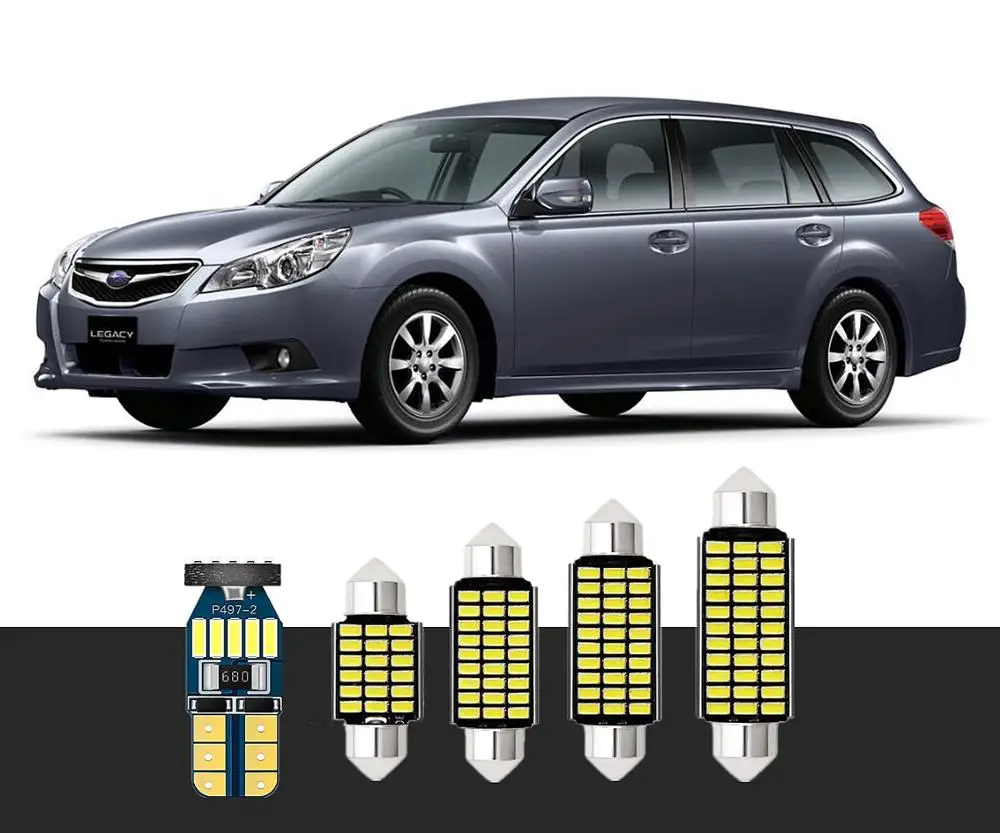6 шт. внутренние фары для Subaru T10 и 36 мм Impreza XV Crosstrek WRX STI Tribeca Outback Legacy Forester 1995-2019 |