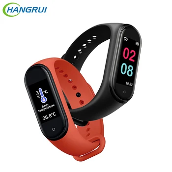 

Hangrui MT10 Smart Band Sports Fitness Tracker Smart Watch Women Men IP67 Waterproof smartband Body temperature detection