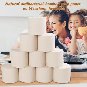 

Solid 3 layers toilet paper 10 rolls of toilet paper super soft toilet paper replacement roll paper toilet paper business FD