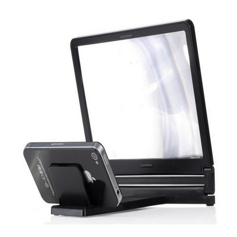 3D фильм экран увеличенный яркий Лупа экран универсальный легкий HD проектор держатель телефона стол для мобильного телефона