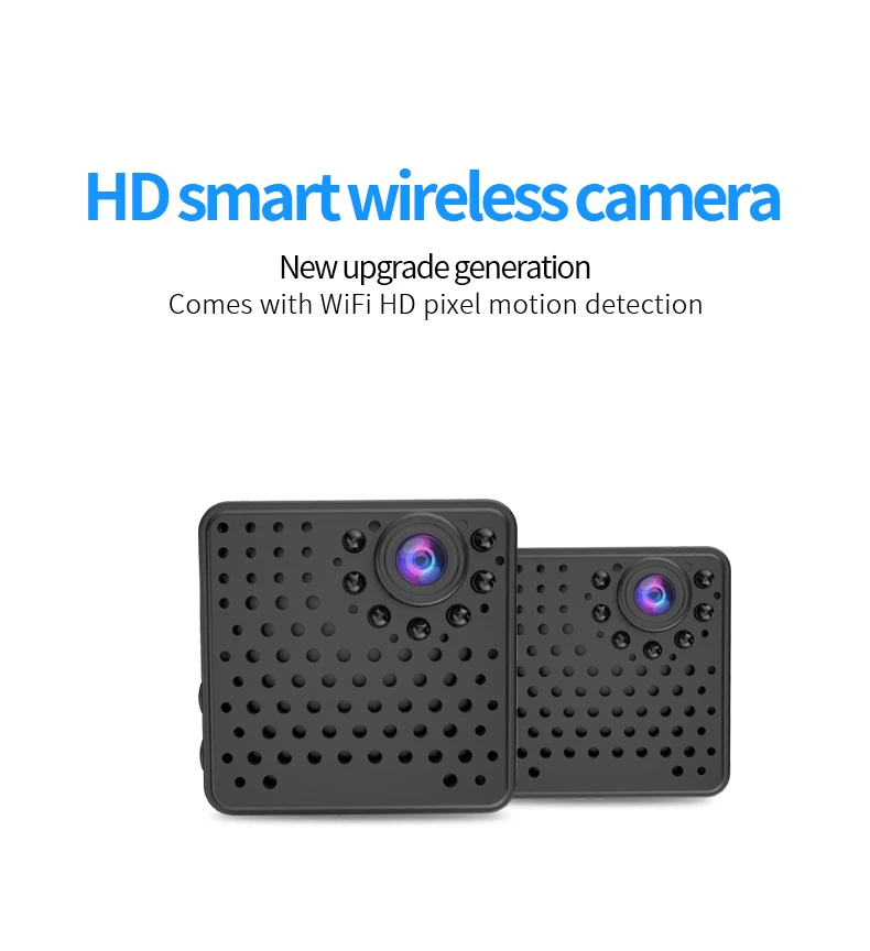 

W18 Action Camera Ultra HD 4K/1080P/720P WiFi Video Recording Cameras Sport Cam AI Human Detect Wireless Camera