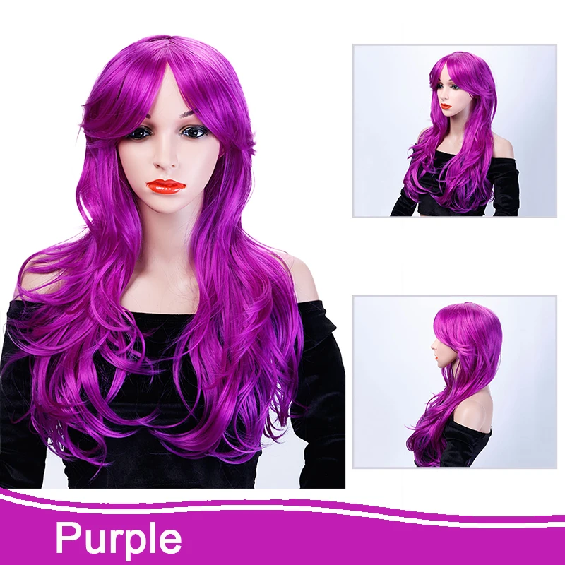 AILIADE разноцветные синтетические волосы с высокой температурой цвета блонд