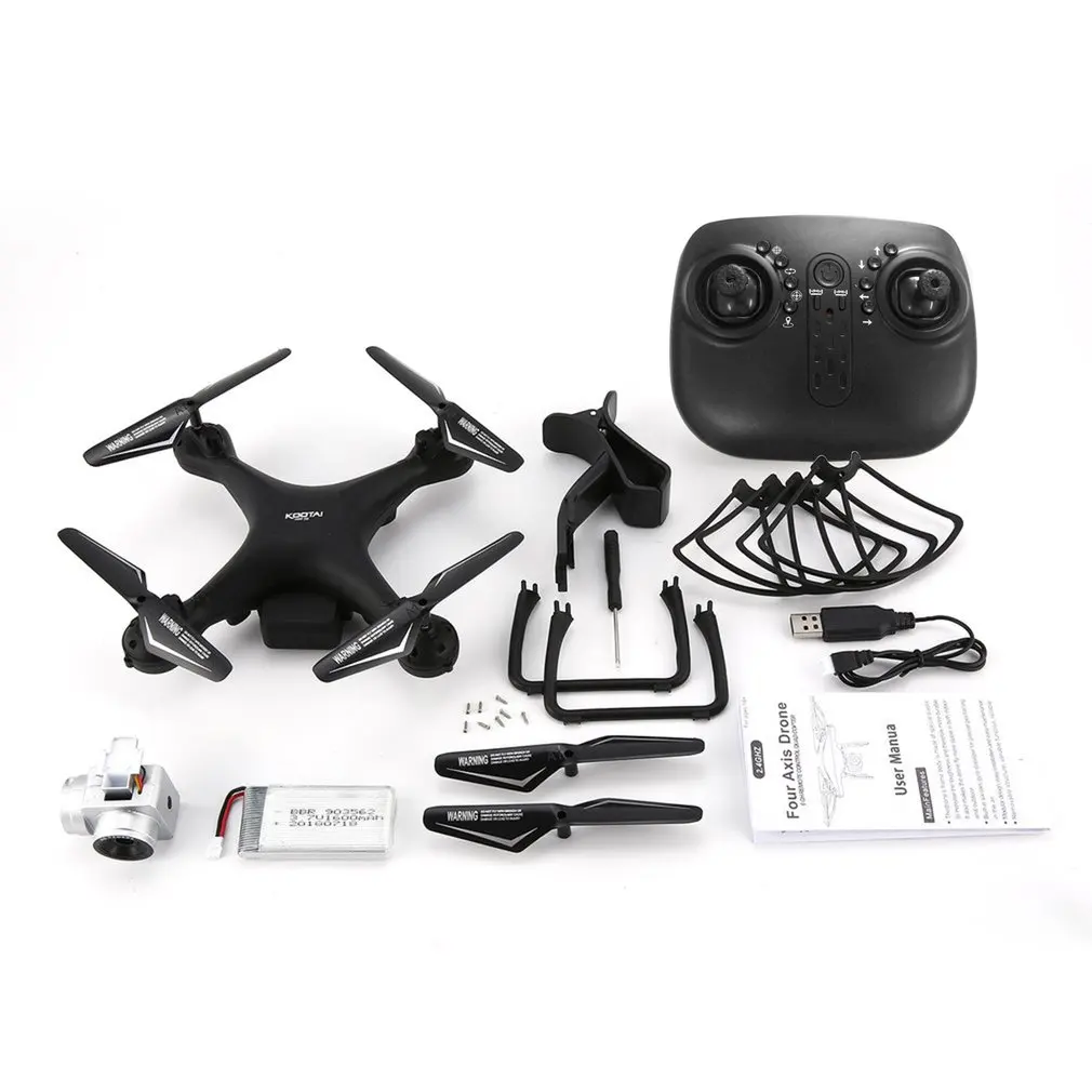 KOOTAI X180 2,4G FPV RC Квадрокоптер Дрон БПЛА с камерой 0.3MP режим удержания высоты Безголовый 3d-флип 18 минут долгий полет