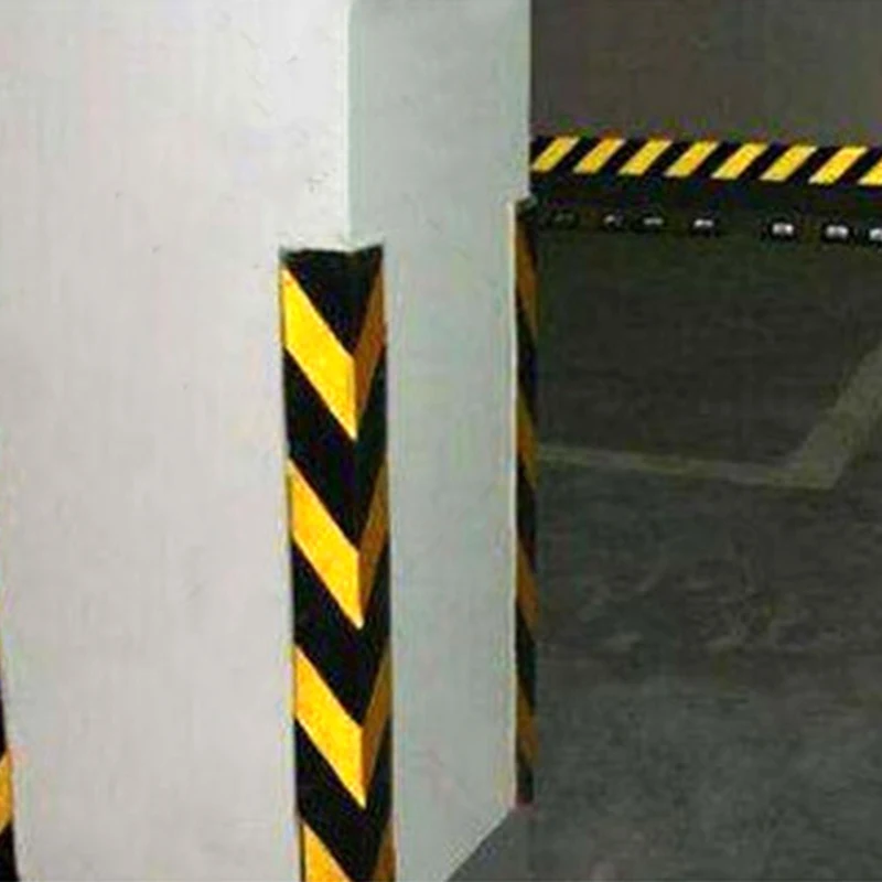 

Durable Quality Black and Yellow Self Adhesive Hazard Warning Safety Tape Marking Safety Soft PVC tape