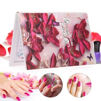 

96 Color Display False Nail Color Book Nail Art Gel Polish Color Card Nail Color Chart Palette Varnish Practice Board Manicure