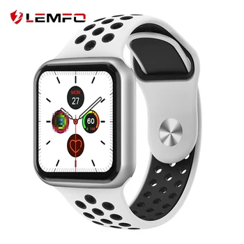 

LEMFO 2020 1.3 Inch Full Touch Smart Watch Men Women Heart Rate Monitor Sport Watch Series 5 For Apple Android Phone Smartwatch