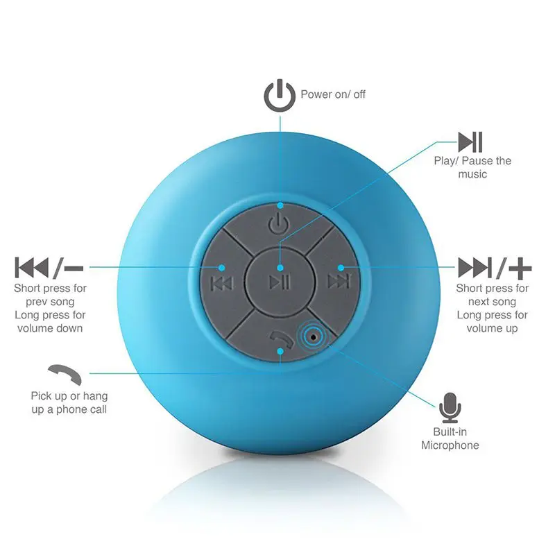 Портативный мини беспроводной Bluetooth динамик карта памяти 3