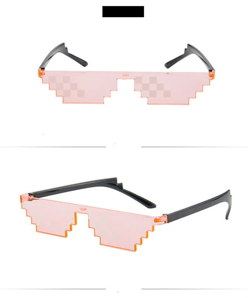 Новые модные забавные очки-мозаика, линзы для женщин и мужчин, унисекс, повседневные, вечерние, для клуба, друзей, хип-хоп очки, очки для диджея, оправа