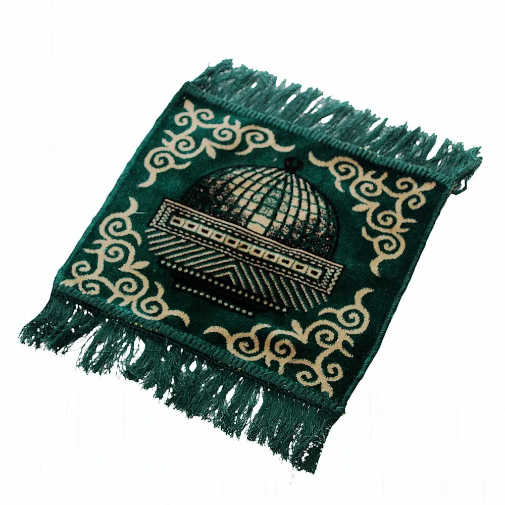 Прямая поставка маленькая Исламская мусульманская молитва коврик одеяло Salat