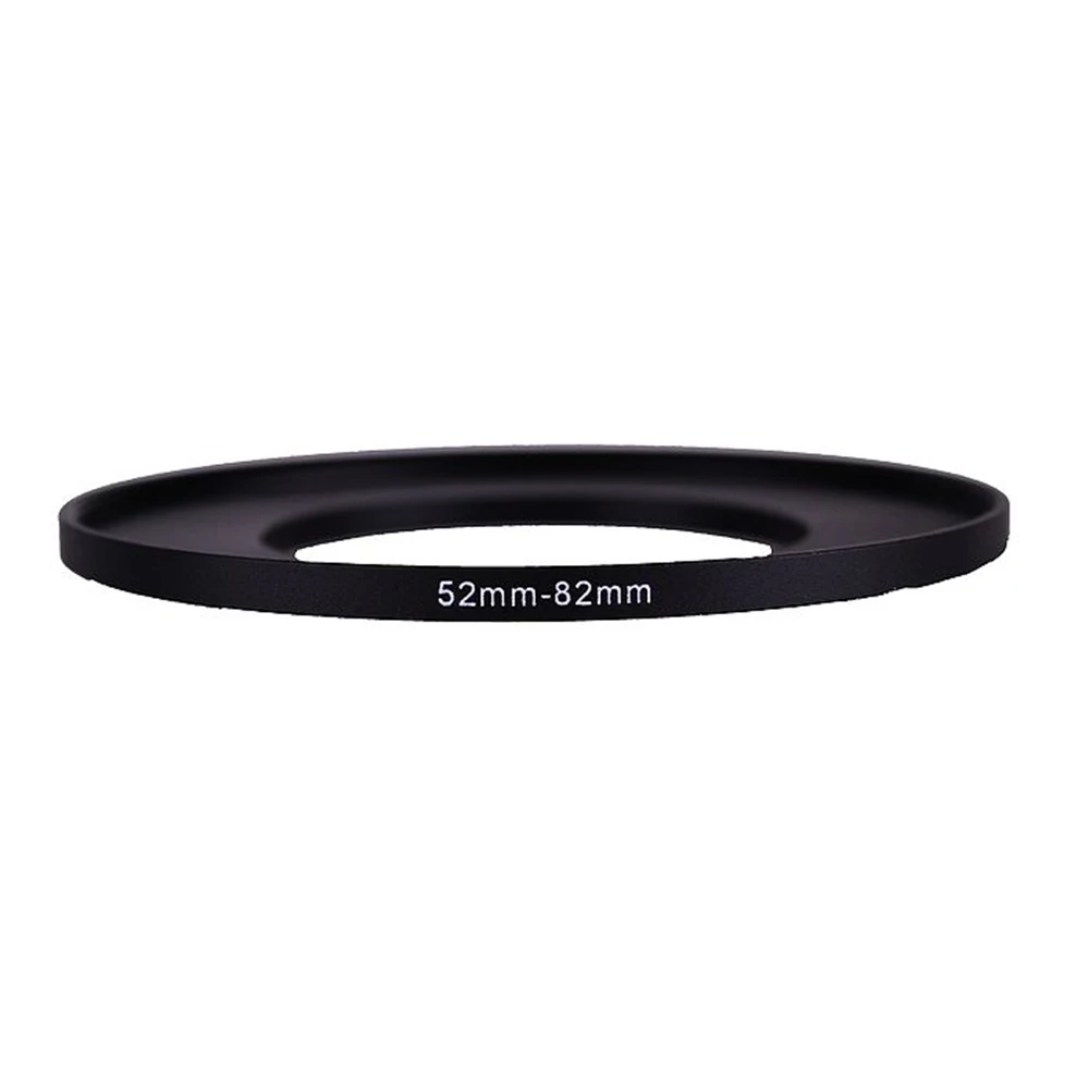 

52mm-82mm 52-82 mm 52 to 82 Step Up Lens Filter Metal Ring Adapter Black